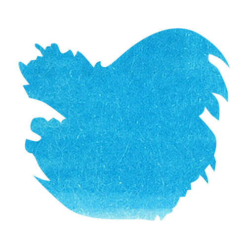 J Herbin Bottled Ink(30ml) Fountain Pen Ink color swatch in Bleu Pervenche