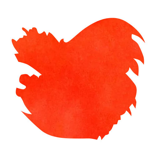 J Herbin Bottled Ink(30ml) Fountain Pen Ink color swatch in Corail des Tropiques 