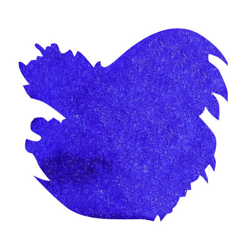 J Herbin Bottled Ink(30ml) Fountain Pen Ink color swatch in Eclat de Saphir 