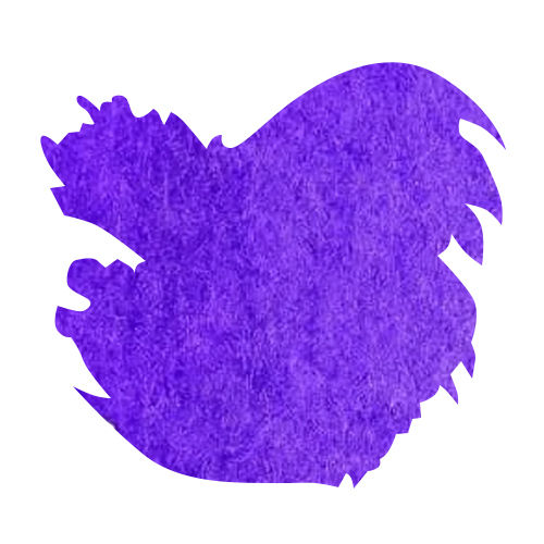 J Herbin Bottled Ink(30ml) Fountain Pen Ink color swatch in Violette Pensee 