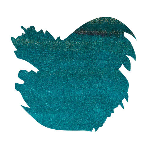 J Herbin 1670(50ml) Fountain Pen Ink color swatch in Emerald of Chivor
