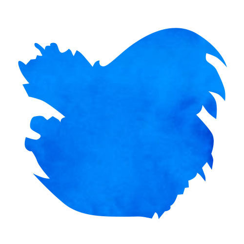 Diamine Bottled Ink(80ml) Fountain Pen Ink color swatch in Aqua Blue
