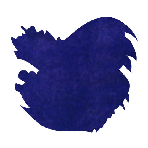 Diamine Bottled Ink(80ml) Fountain Pen Ink color swatch in Bilberry