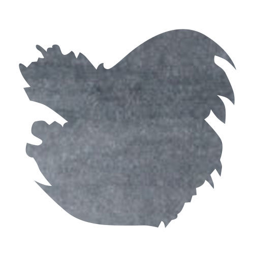 Diamine Bottled Ink(80ml) Fountain Pen Ink color swatch in Grey