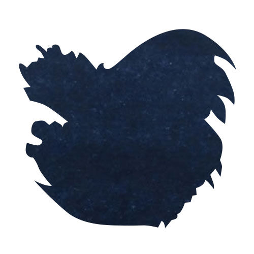 Diamine Bottled Ink(80ml) Fountain Pen Ink color swatch in Oxford Blue