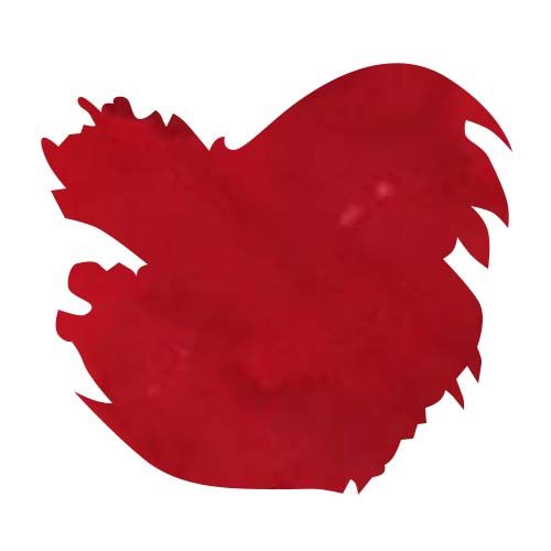 Diamine Bottled Ink(80ml) Fountain Pen Ink color swatch in Red Dragon