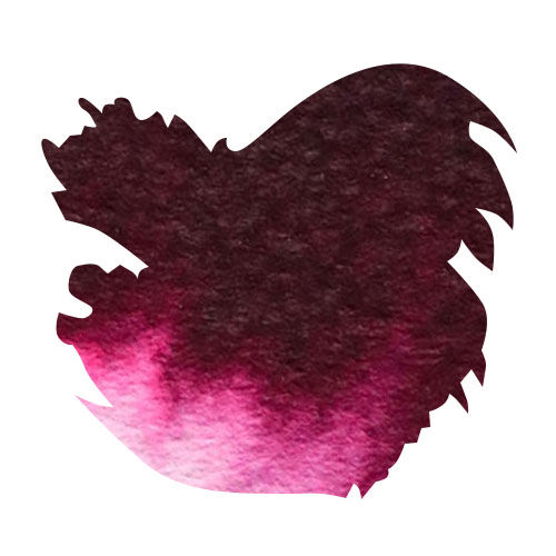 Diamine Bottled Ink(80ml) Fountain Pen Ink color swatch in Writer's Blood