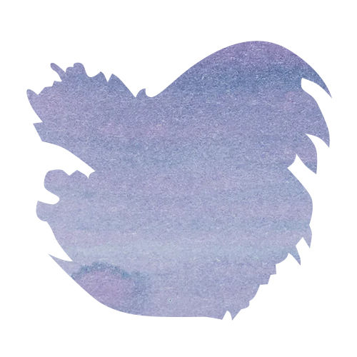 Sailor Manyo (50ml) Fountain Pen Ink color swatch in Fuji (Amethyst Purple) Dual Shading