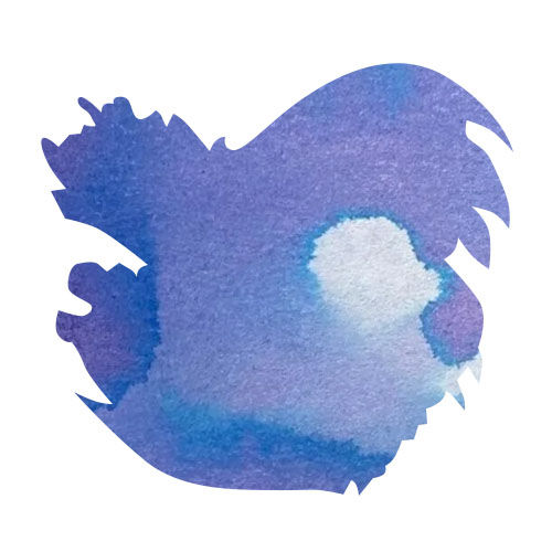 Sailor USA 50 State(20ml) Fountain Pen Ink color swatch in Hawaii (Light Blue)