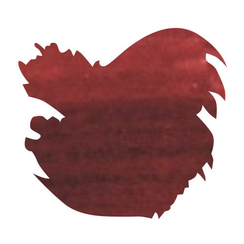 Monteverde Jungle Collection 30ml Fountain Pen Ink color swatch in Gorilla (Red)