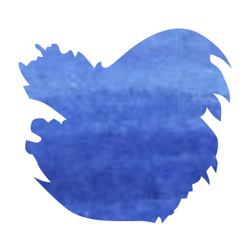 Monteverde Jungle Collection 30ml Fountain Pen Ink color swatch in Hippo (Dark Blue)