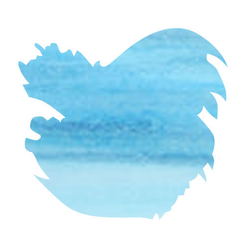 Dominant Industry Painter Series 25ml Fountain Pen Ink color swatch in Les Nymphéas - les Nuages