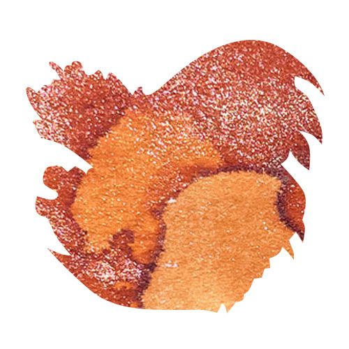 Ferris Wheel Press Frosted Carnival Collection 38ml Fountain Pen Ink color swatch in Hearty Harvest