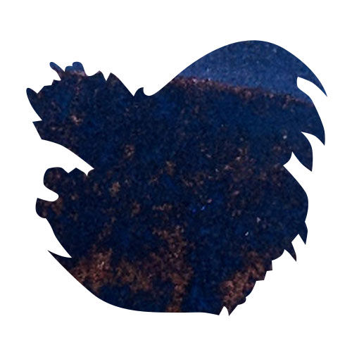 Endless Alchemy 45ml Fountain Pen Ink color swatch in Raven Blue