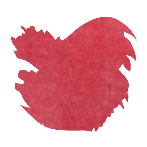 Diamine Forever (50ml) Fountain Pen Ink color swatch in Cherry Red