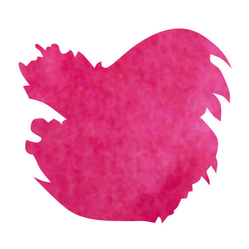 Diamine Forever (50ml) Fountain Pen Ink color swatch in Hot Magenta