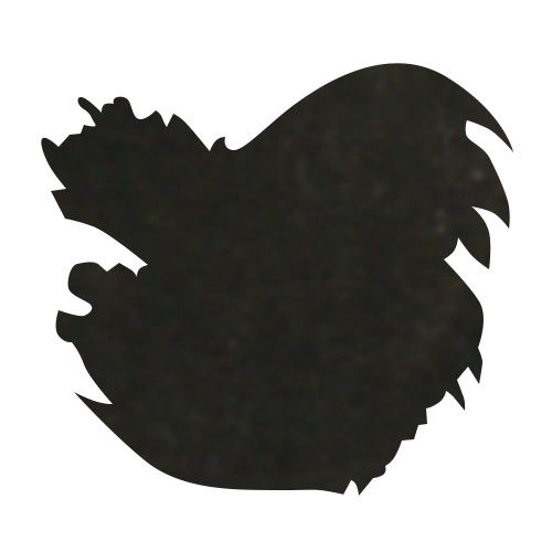 Diamine Forever (50ml) Fountain Pen Ink color swatch in Raven