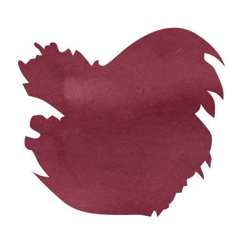 Van Diemans Ink Professional Collection 4ml Fountain Pen Ink color swatch in Crimson