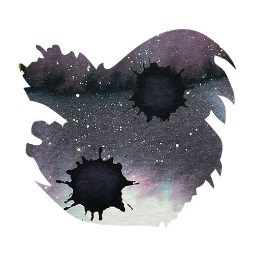 Diamine Black Edition 50ml Fountain Pen Ink color swatch in Marley (Standard)
