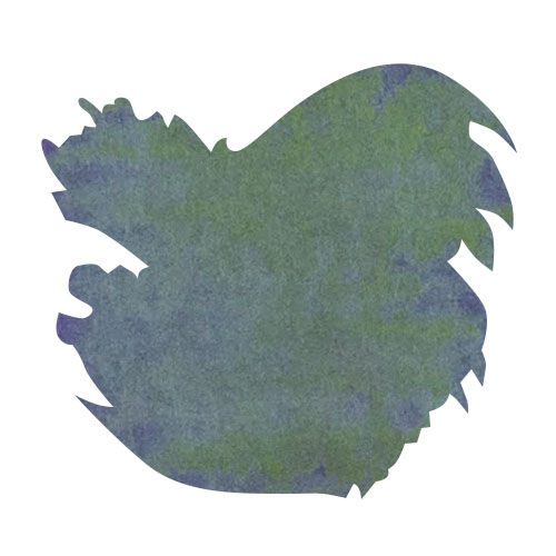 Diamine Teal Edition 50ml Fountain Pen Ink color swatch in Energy